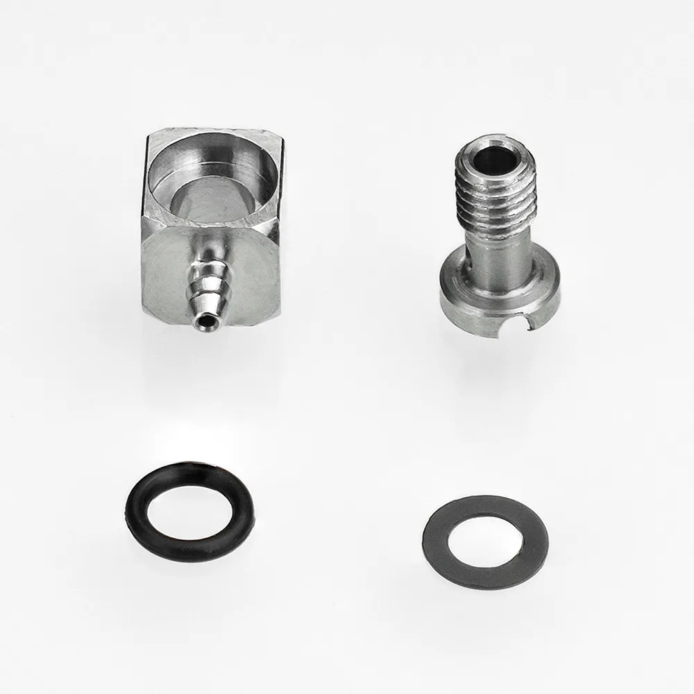 

LESU hydraulic model dedicated stainless steel precision curved M3 nozzle Y-1544-B suitable for modified models Truck DIY Parts
