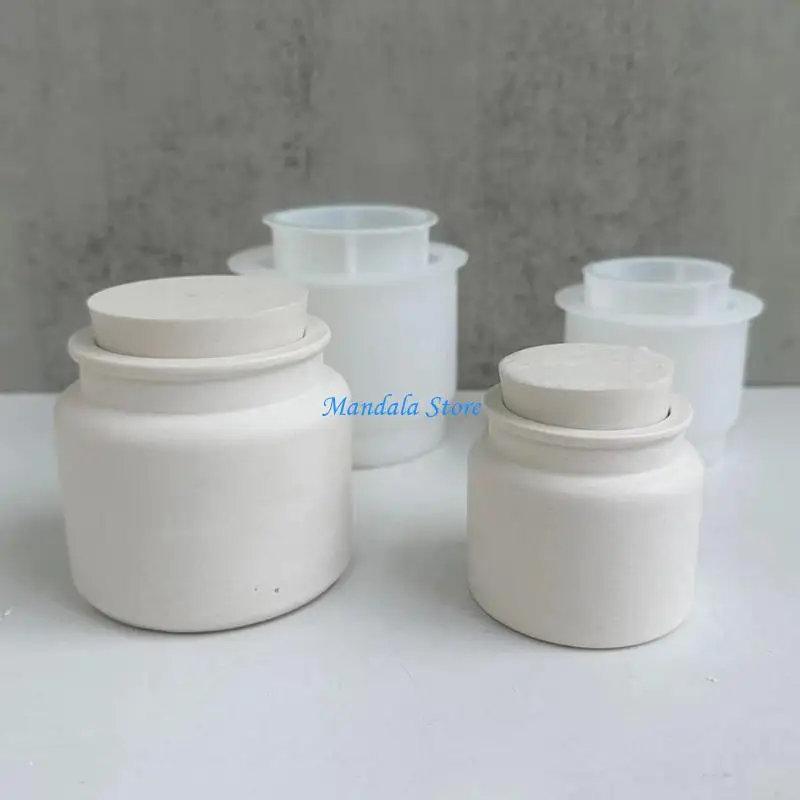 

U2JC Baking Decoration Round Silicone Mold Soap DIY Handicraft Supplies