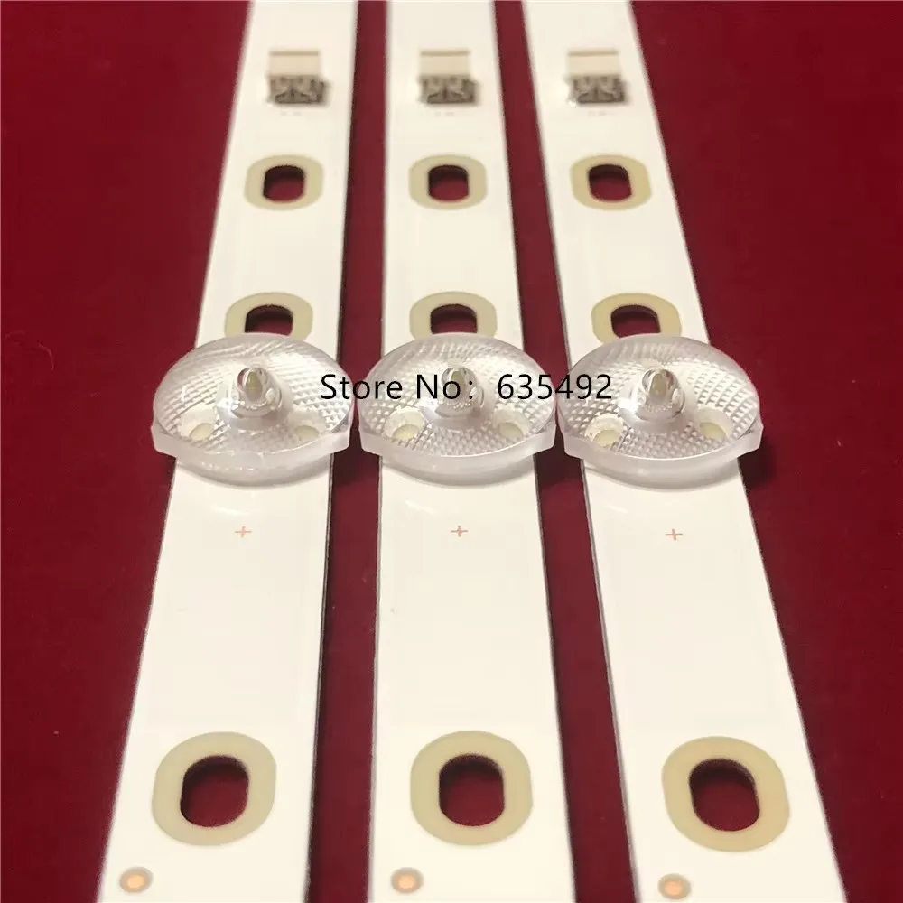 10 шт. светодиодная лента для подсветки для NES0NS 50F570T2 AKAI AKTV505 TI4910DLEDDS C50ANSMT-4K DS50M73-DS07-V01 DSBL-WG 2W2006-DS50M7301-01