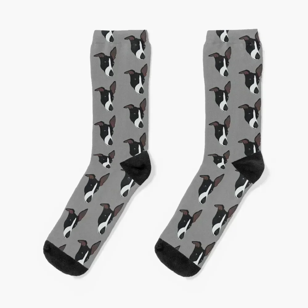 

Black and White Italian Greyhound Socks anti slip football shoes golf ankle Mens Socks Women's