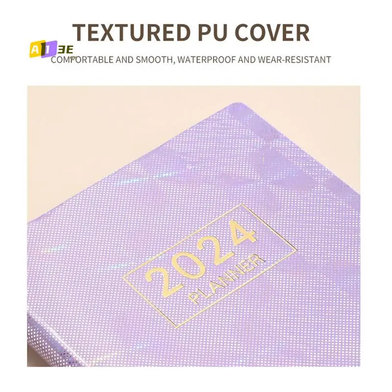 

A13E-2024 Книга и планировщик встреч — Джана 2024 — декабрь 2024, ежедневник, 2024, бумаж премиум-класса (фиолетовый)