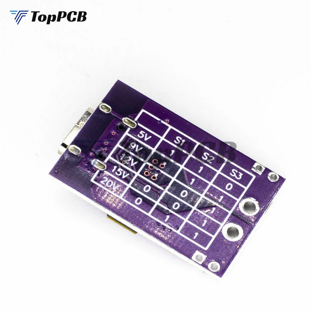 Type-C PD QC AFC Fast Quick Charge Decoy Trigger Board USB-C 18650 Lithium Battery Power Charging Module 5V 9V 15V 20V