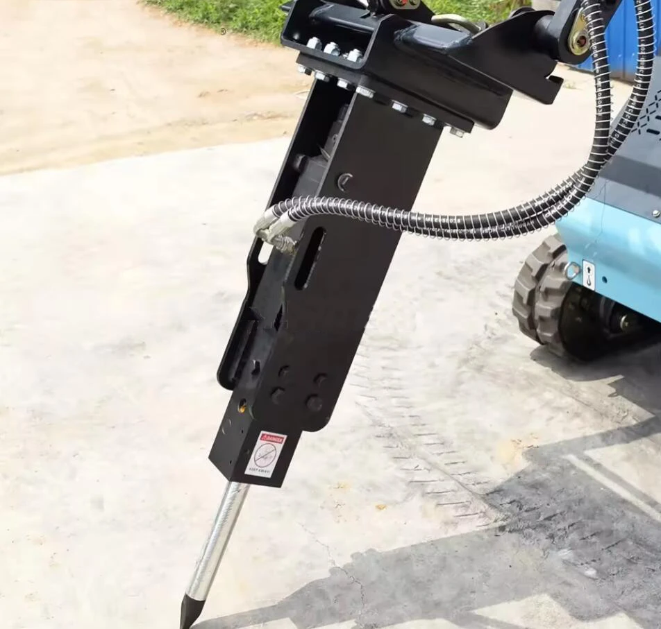 Mini Skid Steer Hydraulic Concrete Breaker Hammer Manufacturer