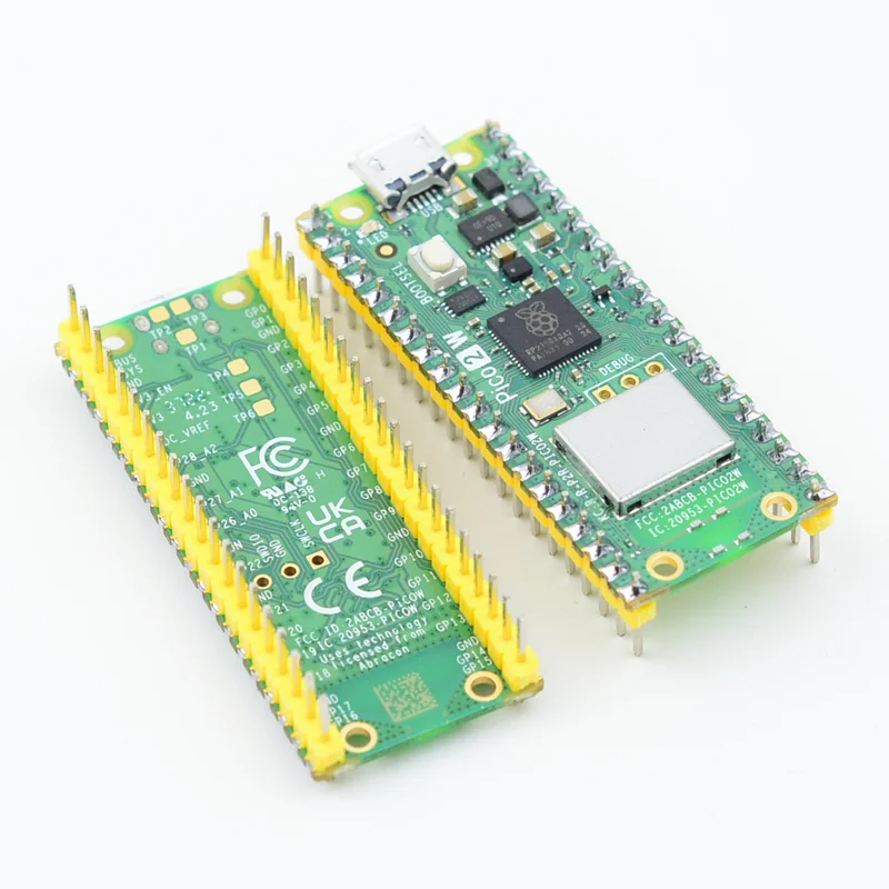 Raspberry Pi Pico 2 W RP2350 Pico2W ARM Cortex-M33 وRISC-V Hazard3 Wi-Fi4 Bluetooth5.2 CYW43439