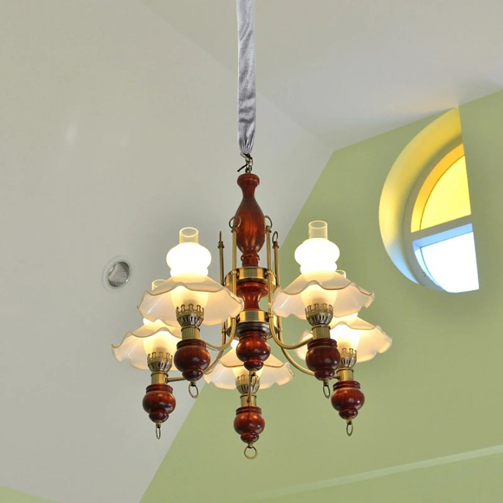 

Delicate Lighting Accessories Chain Fabric Cloth Cover DIY Lamp Simple Practical Easy Clean Store Rustproof Home Hardware