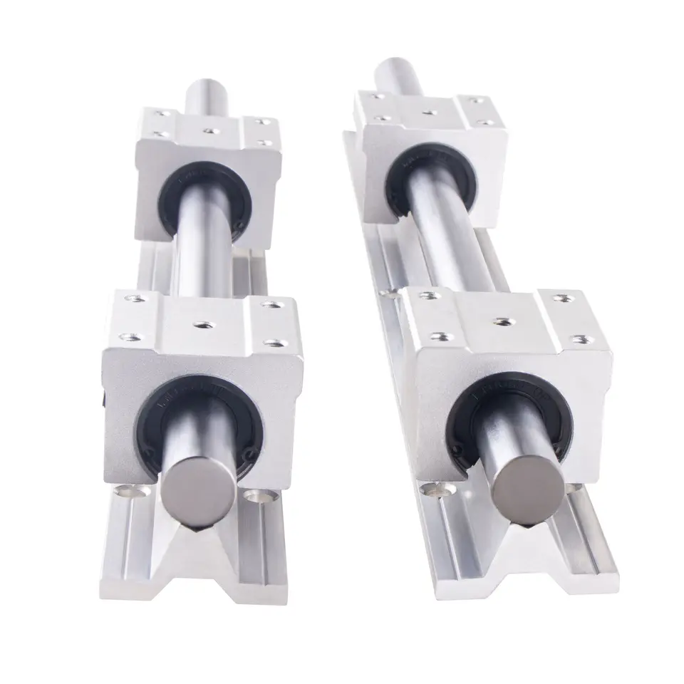 Fully Supported Linear Rail Shaft and Bearing Set
