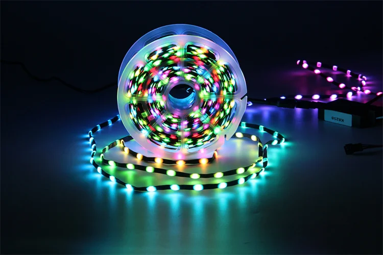 5V WS2811 3PIN Black Wire LED String Lights Dream Color RGBIC Addressable Individually Fairy Light Seed Pixels Light WS2812