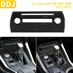 For Lexus NX 200 200t 300h 2014-2019 Accessories Car Carbon Fiber Interior Radio CD Panel Frame Trim Stickers Decoration