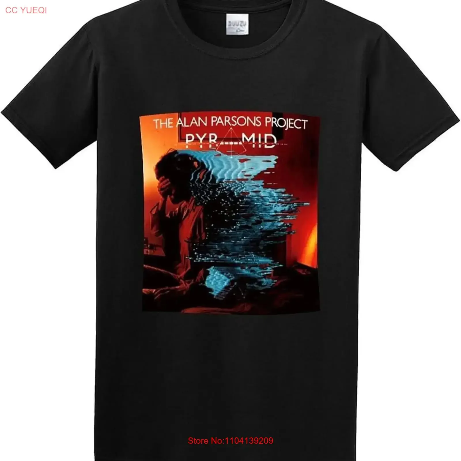 Camiseta de algodón The Alan Parsons Project Pyramid, color negro, talla S 5XL, vintage, lavada, transpirable, unisex, versátil, a la moda, suave, informal