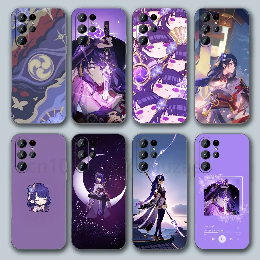 Raiden Shogun G-Genshin  Phone Case For Samsung Galaxy S20 S30 S21 S22 S23 S24 S25 S26 Plus Ultra S Silicone Cover U
