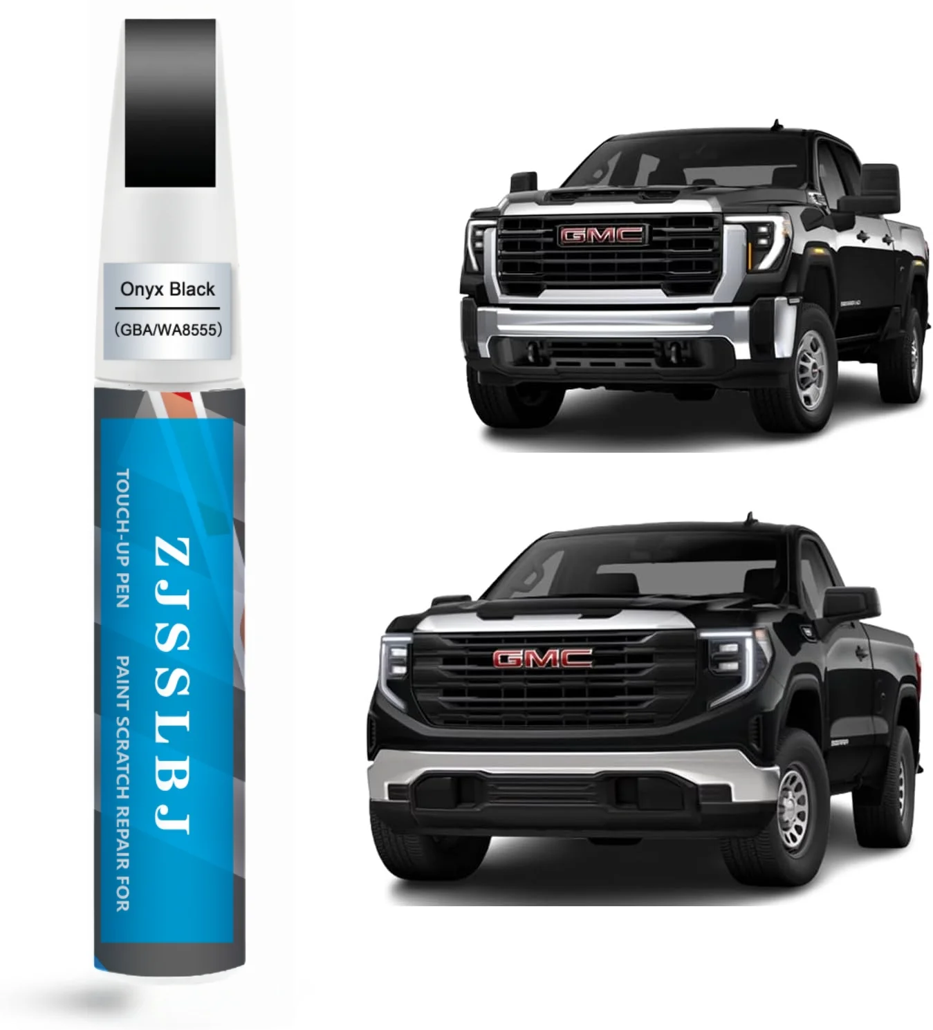 

Car Touch Up Paint(Onyx Black/Void Black(GBA/WA8555)) for GMC, Car Paint Scratch Repair Kit, Quick & Easy Solution to Repair, 2