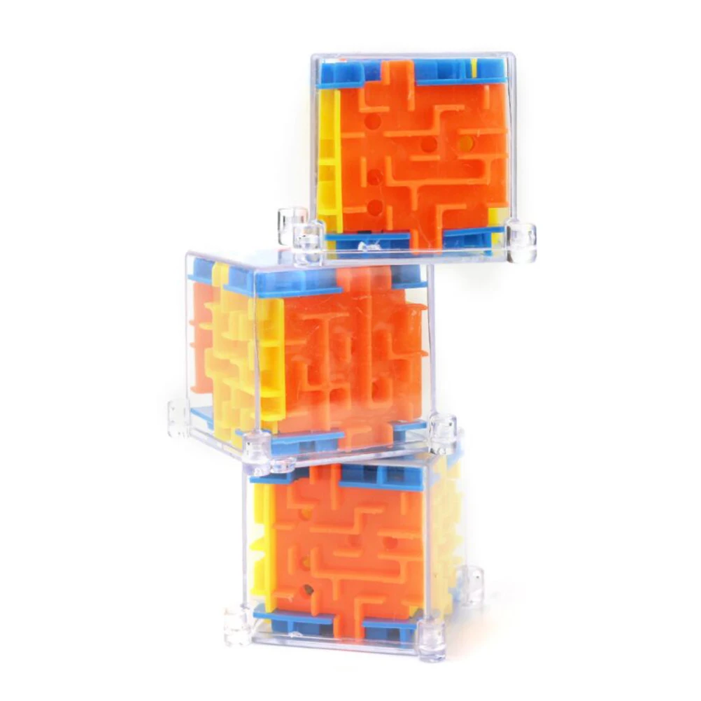 Educational For Kids Plastic Brain Teaser Game Stress Relief Gift Children'S Day Birthday Award Maze Maze