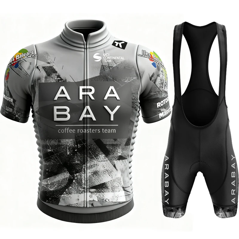 

Cycling Suit Man Shorts Mtb Clothing Illes Balears - Arabay Men's Clothes Mens Uniform Professional Shirt Suits Pants Gel Summer