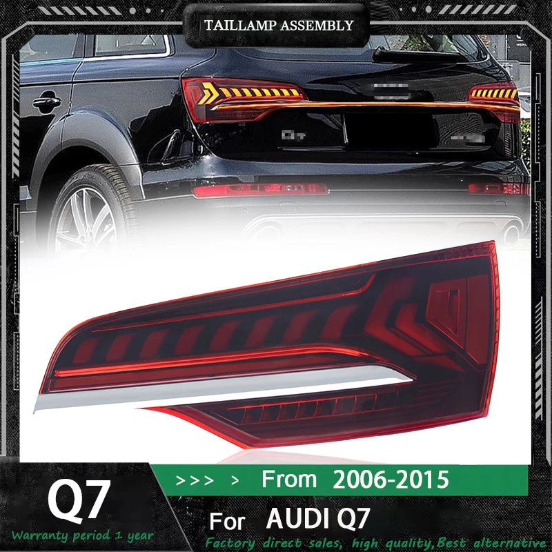 

Car Taillights For Audi Q7 Tail Lights 2006 2007 2008 2009-2015 Accessories Modified Car Led Styling Rear Lamp Plug And Play