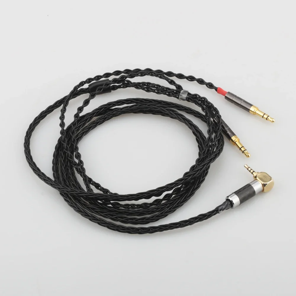 Audiocrast 8 Cores HiFi Headphone Earphone Cable For Denon AH-D600 D7100 Hifiman Sundara Ananda HE1000se HE6se he400