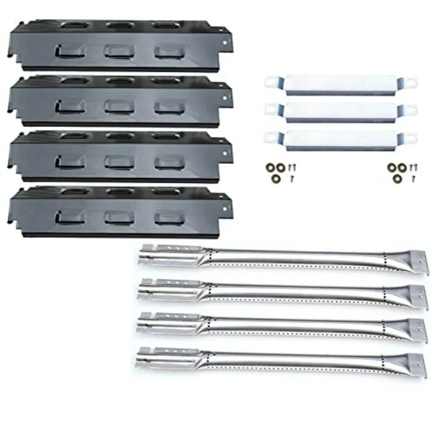 

Комплект запчастей DG156 для газовых грилей Charbroil 463420507, 463420509, 463460708, 463460710: сопла горелок, теплораспределительные трубки, тепловые пластины