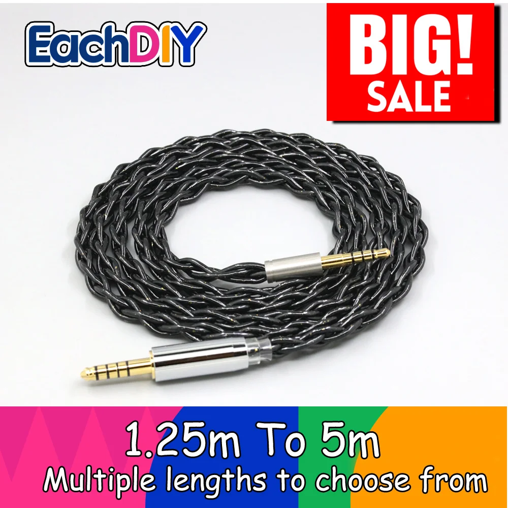 

99% Pure Silver Palladium Graphene Floating Gold Cable For Denon AH-mm400 AH-mm300 AH-mm200 Beats solo2 solo3 SHP95 LN008342