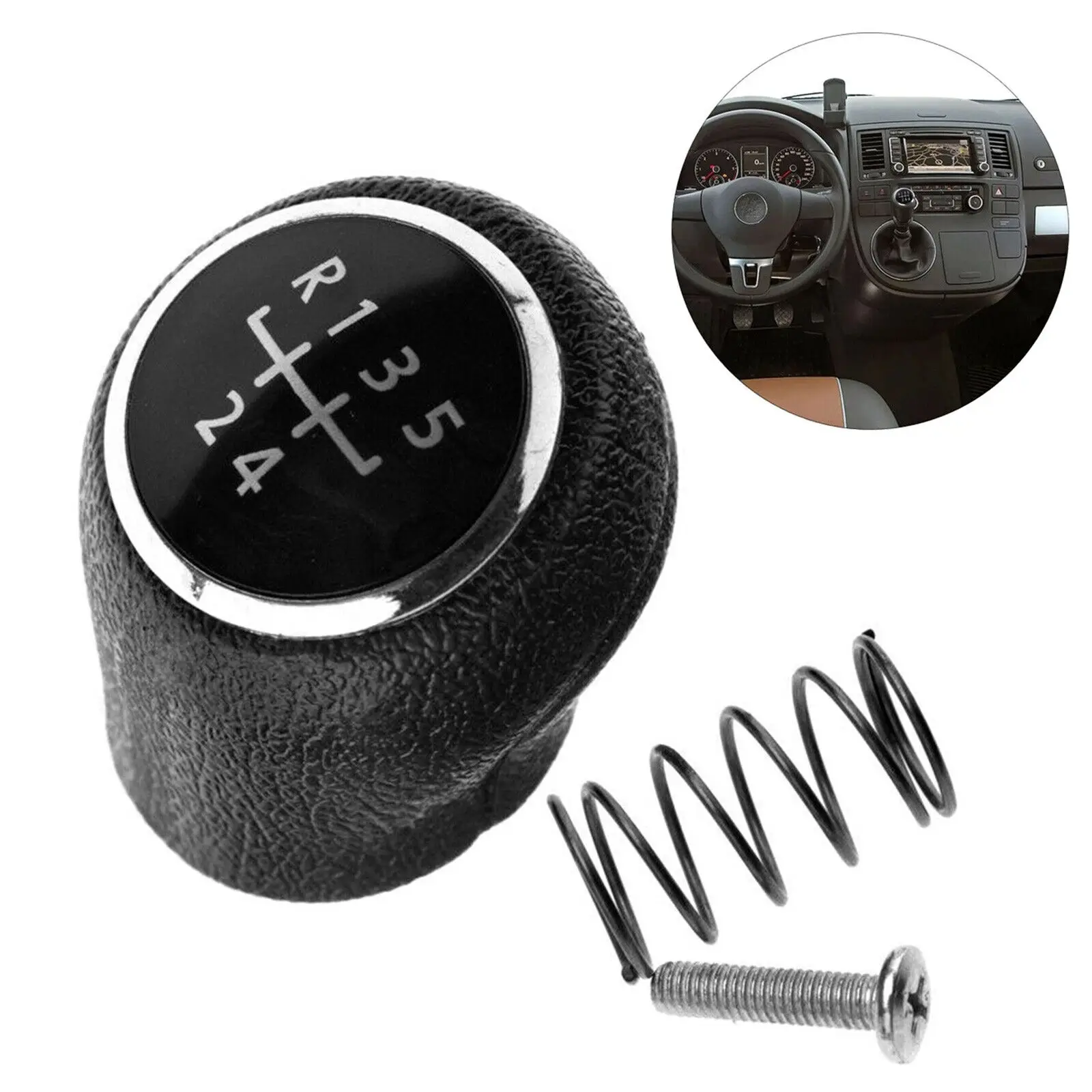 

Fits For Vw Transporter Caravelle Multivan T5&T5.1 Gear Shift Knob Stick 5 Speed Car Accessories