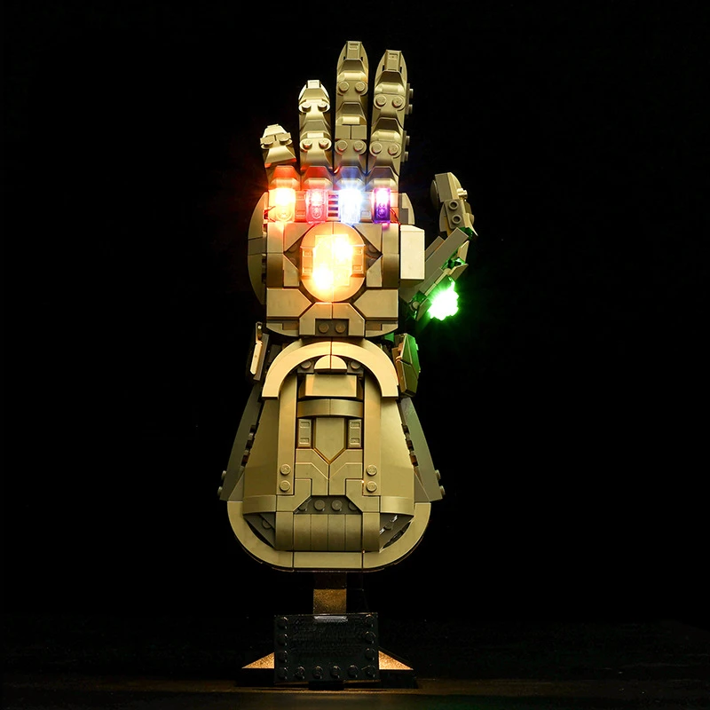 Geen bouwstenen Lampverlichting voor Infinity Gauntlet 76191 DIY Speelgoed Alleen cadeau Verlichtingsset