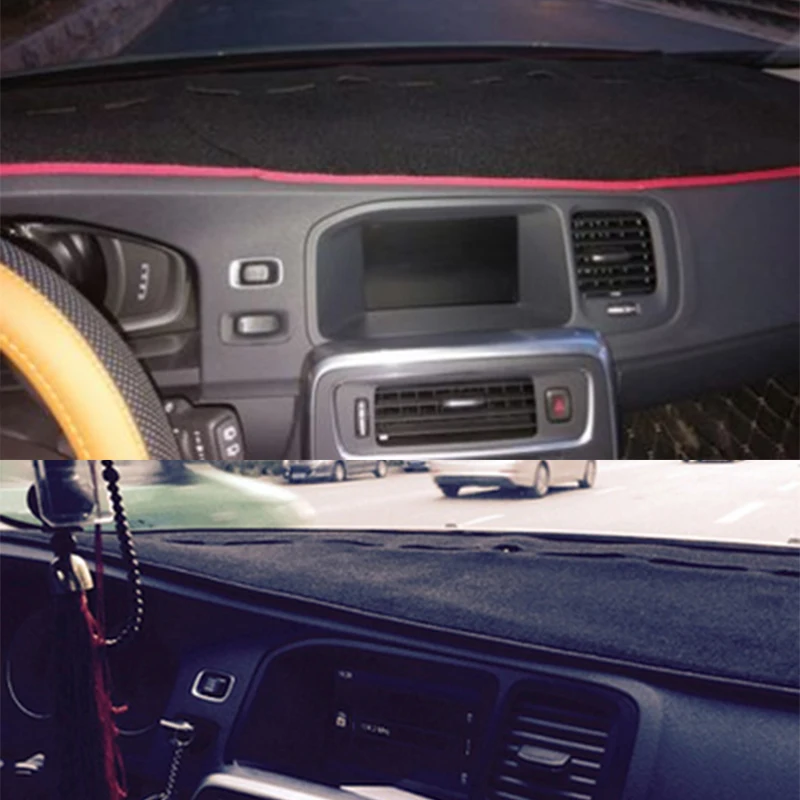 

For 2009-2019 Volvo S60 V60 T5 T6 139 Accessories Dashboard Cover Instrument Panel Dash Mat Dashmat Protective Pad