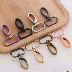 5pcs Swivel Lobster Clasp for Strap Bag Metal Buckles Webbing Belt Snap Hooks Keyring Carabiner DIY Accessories