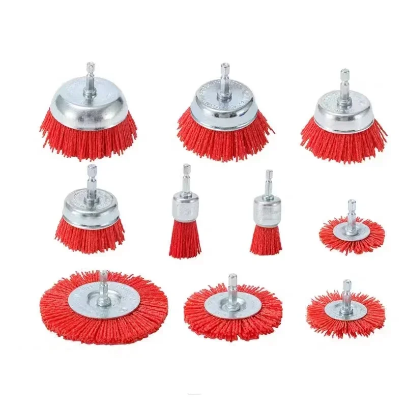 Nylon Filament Abrasive Brush 1/4
