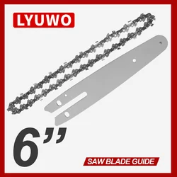 4 Inch/6 Inch Electric Chain Saw Mini Steel Chainsaw Chains Electric Chainsaws Garden Power Tools Accessories