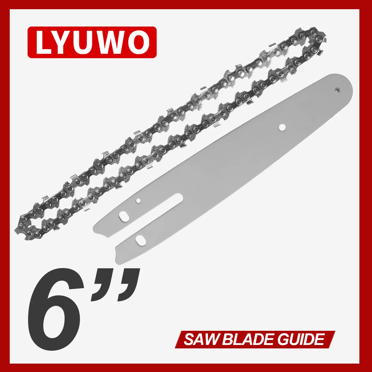 4 Inch/6 Inch Electric Chain Saw Mini Steel Chainsaw Chains Electric Chainsaws Garden Power Tools Accessories