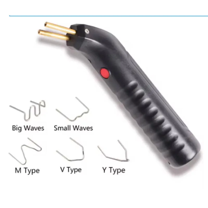 新型ヒートガン プラスチック溶接機 バンパーはんだごて ステープル バンパー修理 車用工具キット ホットステープラー プラスチック溶接機