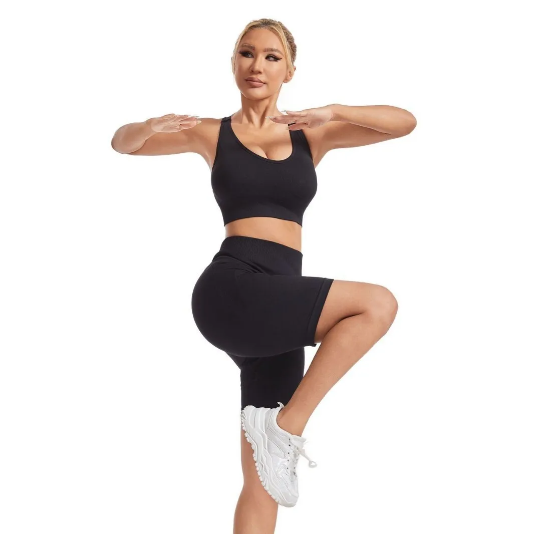Large size sports bra shockproof beautiful back no steel ring sports bra running fitness yoga sports underwear women