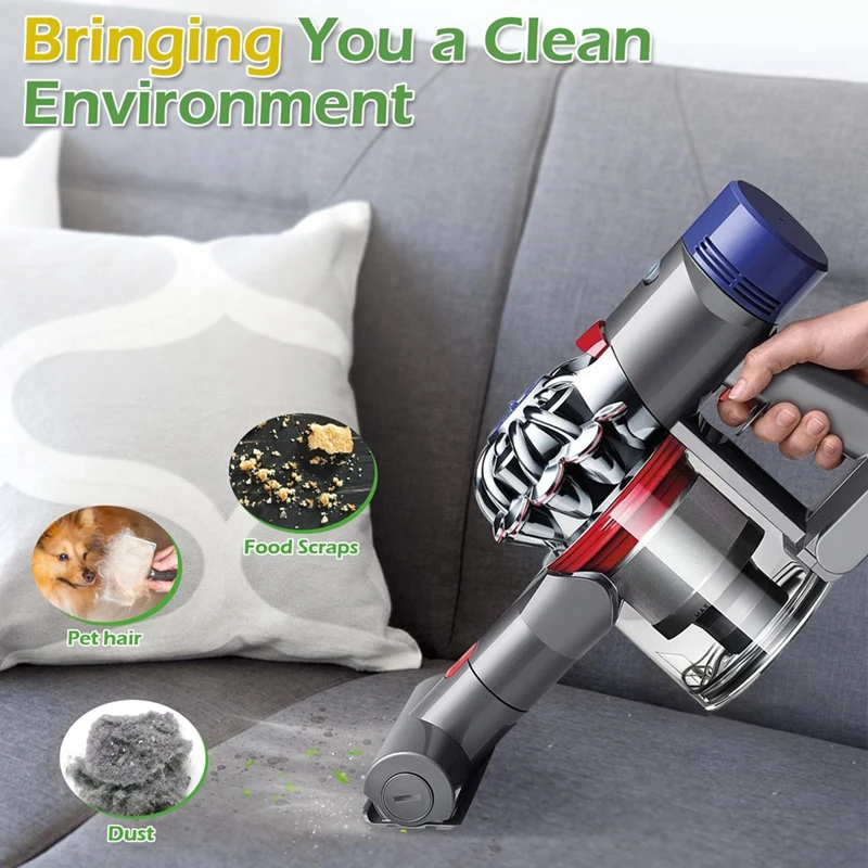 Cabezal de cepillo de eliminación de ácaros al vacío para Dyson V7, V8, V10, V11, V15, aspiradoras inalámbricas, Mini cepillo eléctrico, piezas de repuesto