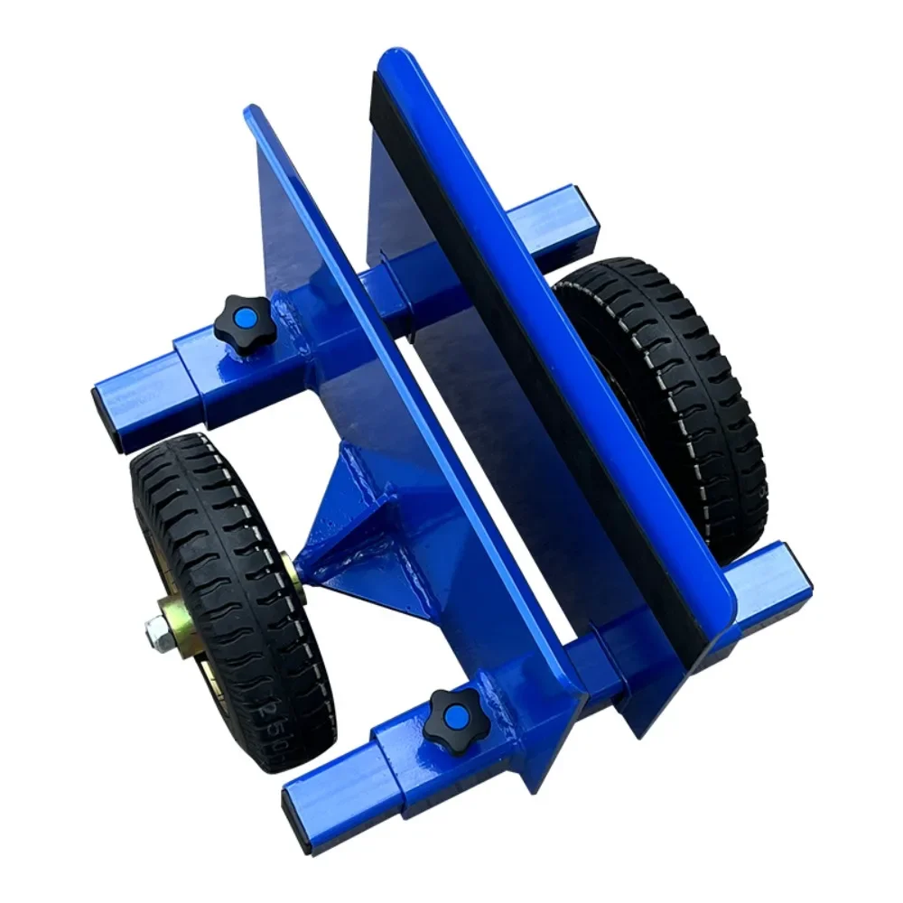 Two-wheeled pushcart Marble rock slab truck Wood panel doors and windows Heavy object cart Wheels Adjustable opening 20cm