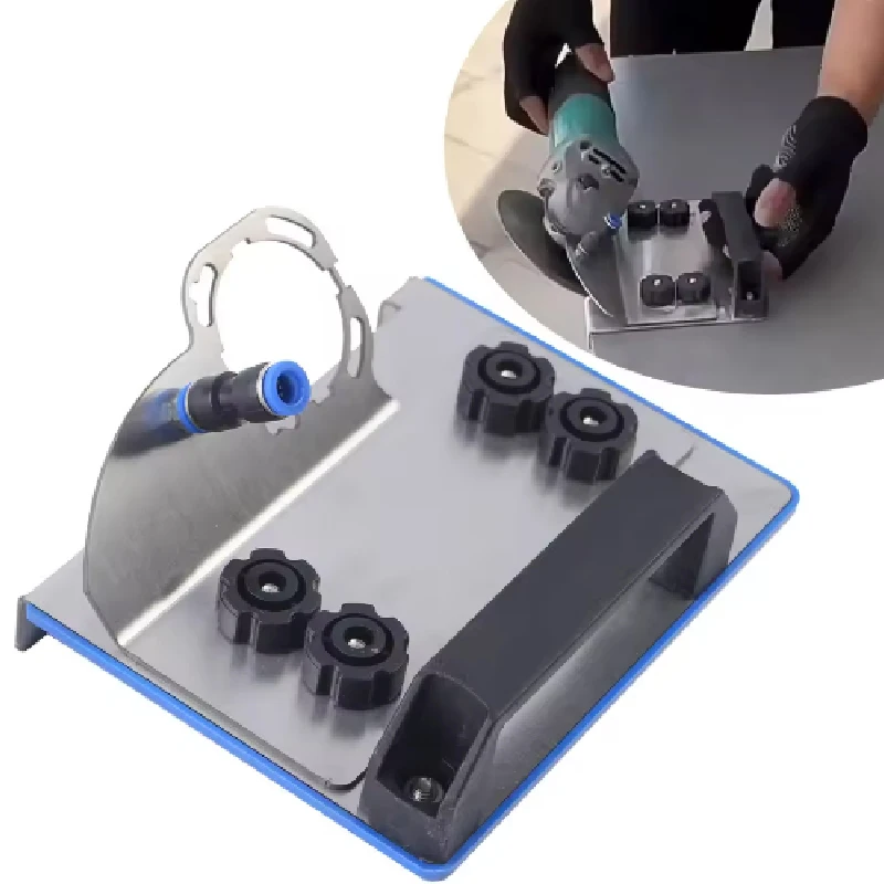 Portable 100 Type Angle Grinder Stand, 45° Chamfer Cutting Frame for Metal Ceramic Tile