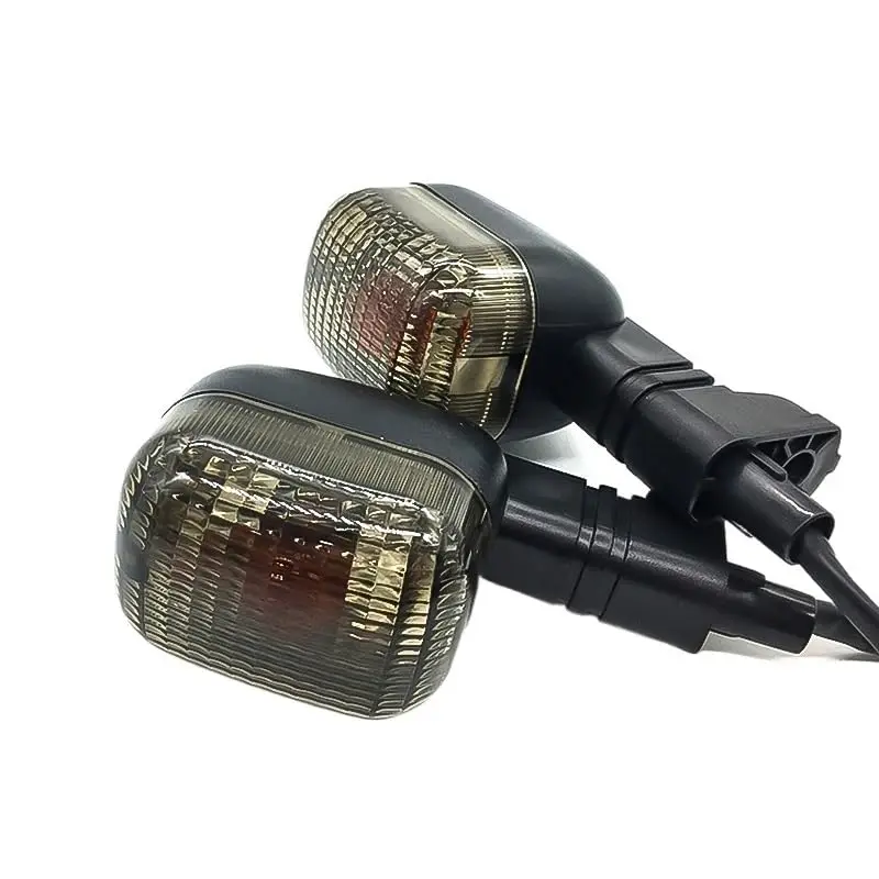 

Motorcycle Turn Signal Lights Blinker Front Rear Indicator Lamp Bulb Accessories 2Pcs ABS 12V White//Amber Lens Amber