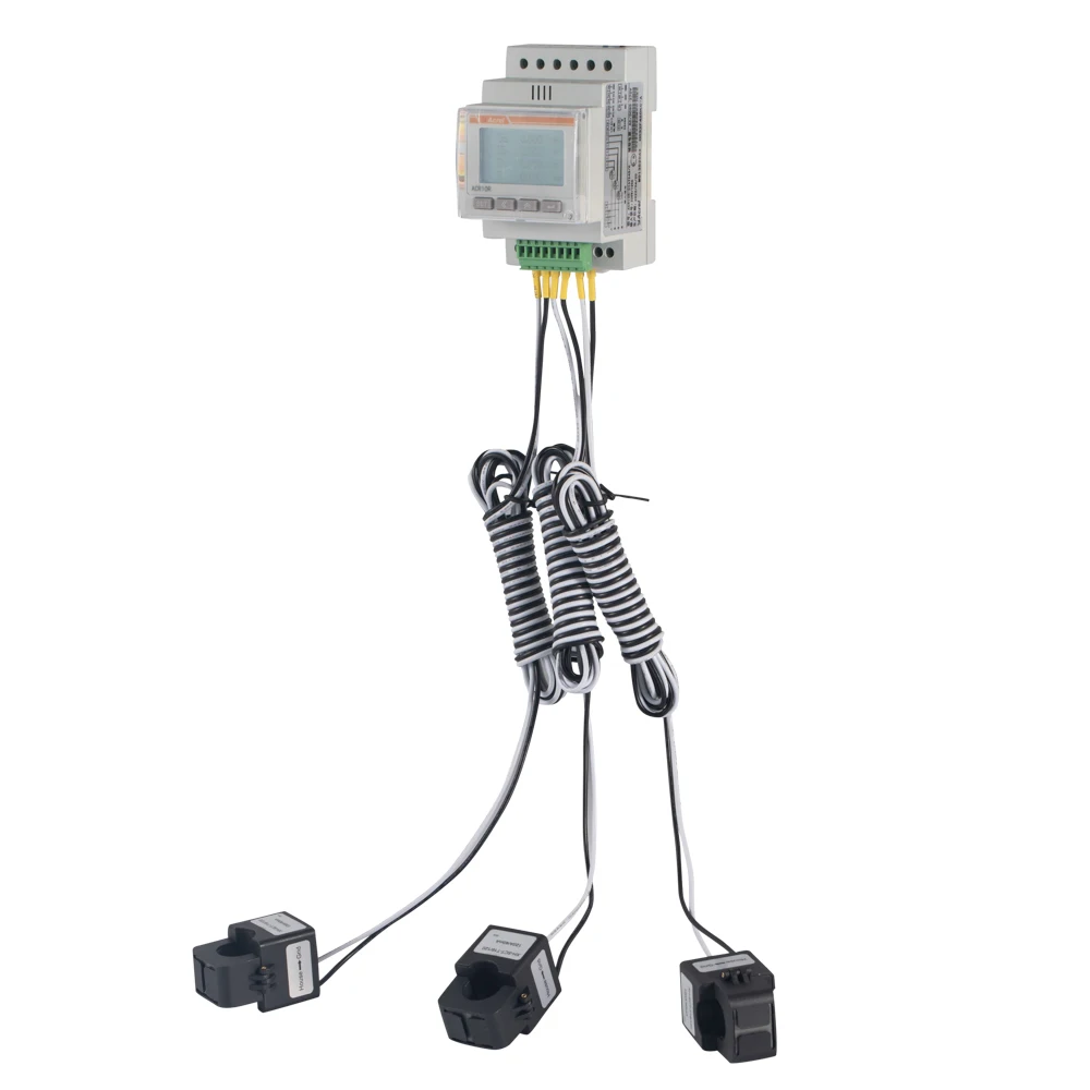 Módulo de poder trifásico elétrico esperto, medidor da energia do KWh, medidores do ACR10R-D10TE4 CT, 3x80A CTs