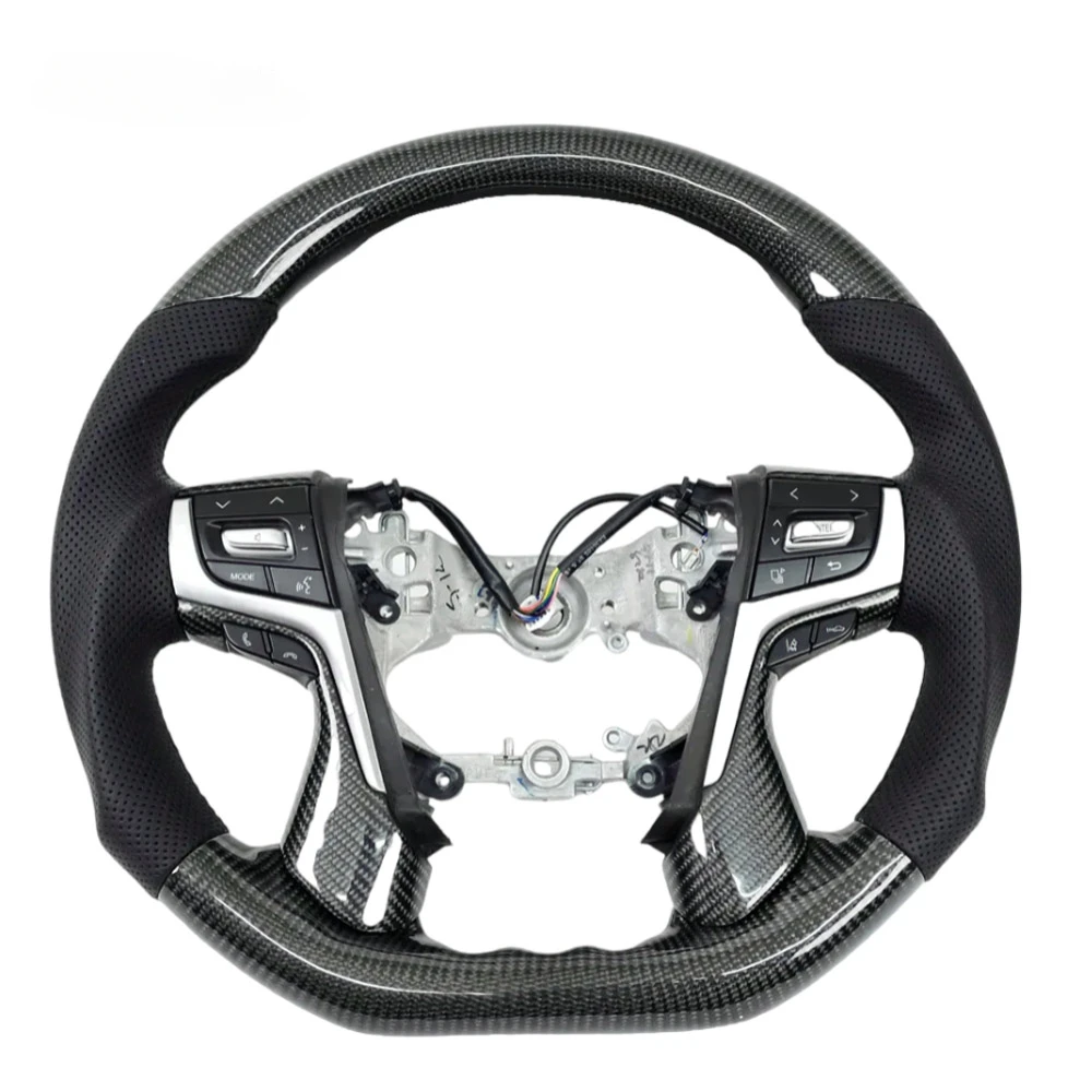 

HotYTcarbon Custom Steering Wheel For Prado LC200 Auto Spare Parts Car Steering Wheel