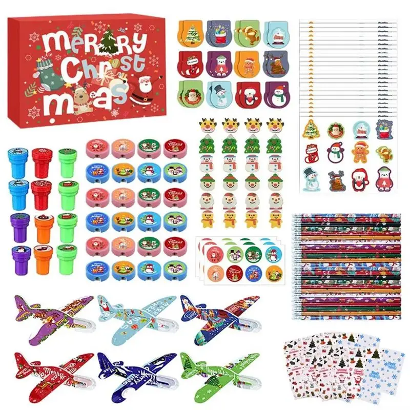 

AED5-Christmas Themed Party Favors For Kids Christmas Party Favors Christmas Party Toys Treat Bag Stuffers Bulk Stocking