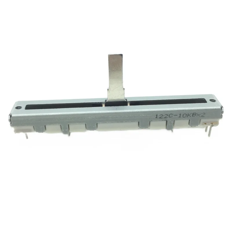 1 Stuks, Rechte Slip Potentiometer, 10kb × 2,6Pin, Totale Lengte 60Mm, Akai Apc40mk2, Akal Apc40 Mkll, Mengpaneel Volumeputter