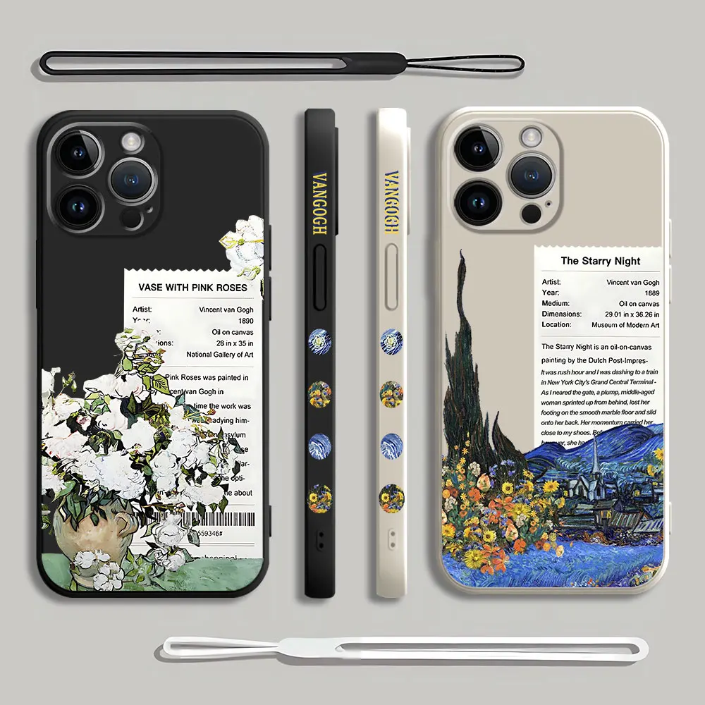 Van Gogh Art Phone Case for Samsung Galaxy A05s A50 A71 A31 A02s A70 A51 A10 A03 A20s A30 A02 A04e A01 Core Silicone Soft Cover