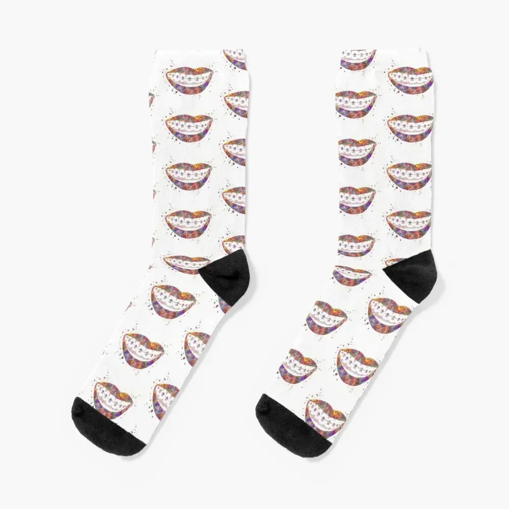 

Teeth braces, dental anatomy Socks hiphop fashionable essential Sports Girl'S Socks Men's