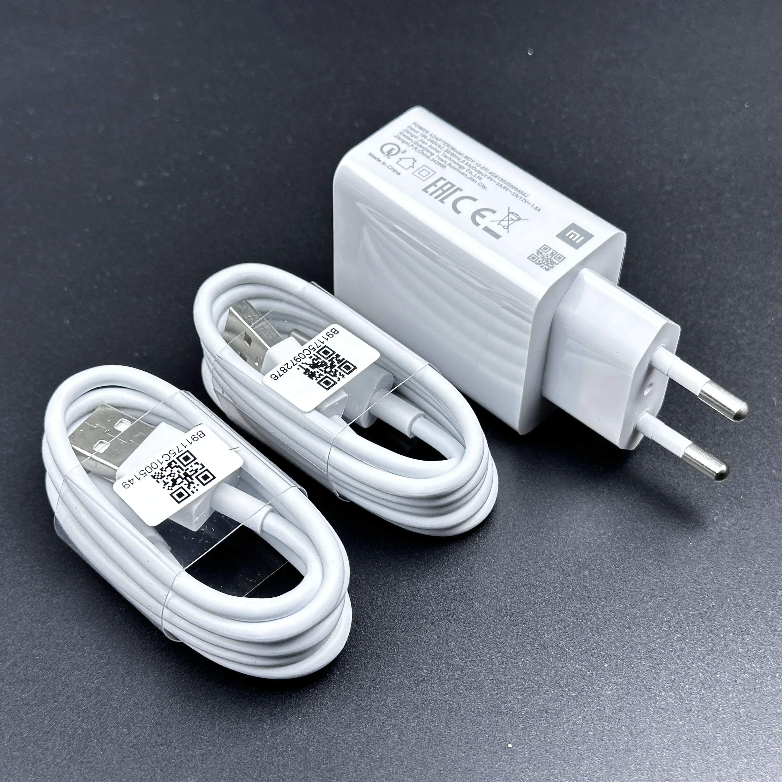 Original Xiaomi 18W Charger Fast Charge QC 3.0 EU Adapter For Redmi 12 10C 13R 12R Note 8 Pro 9 9T Poco M3 C40 Usb Type C Cable - náhled 5