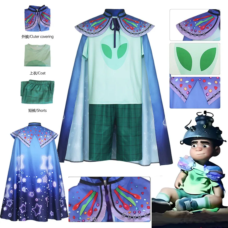 

Movie Elio Cosplay Halloween Cloak Pants T-shirt Carnival Cosplay Elio Nice Stitching cosplay outfits for Adults Role Party