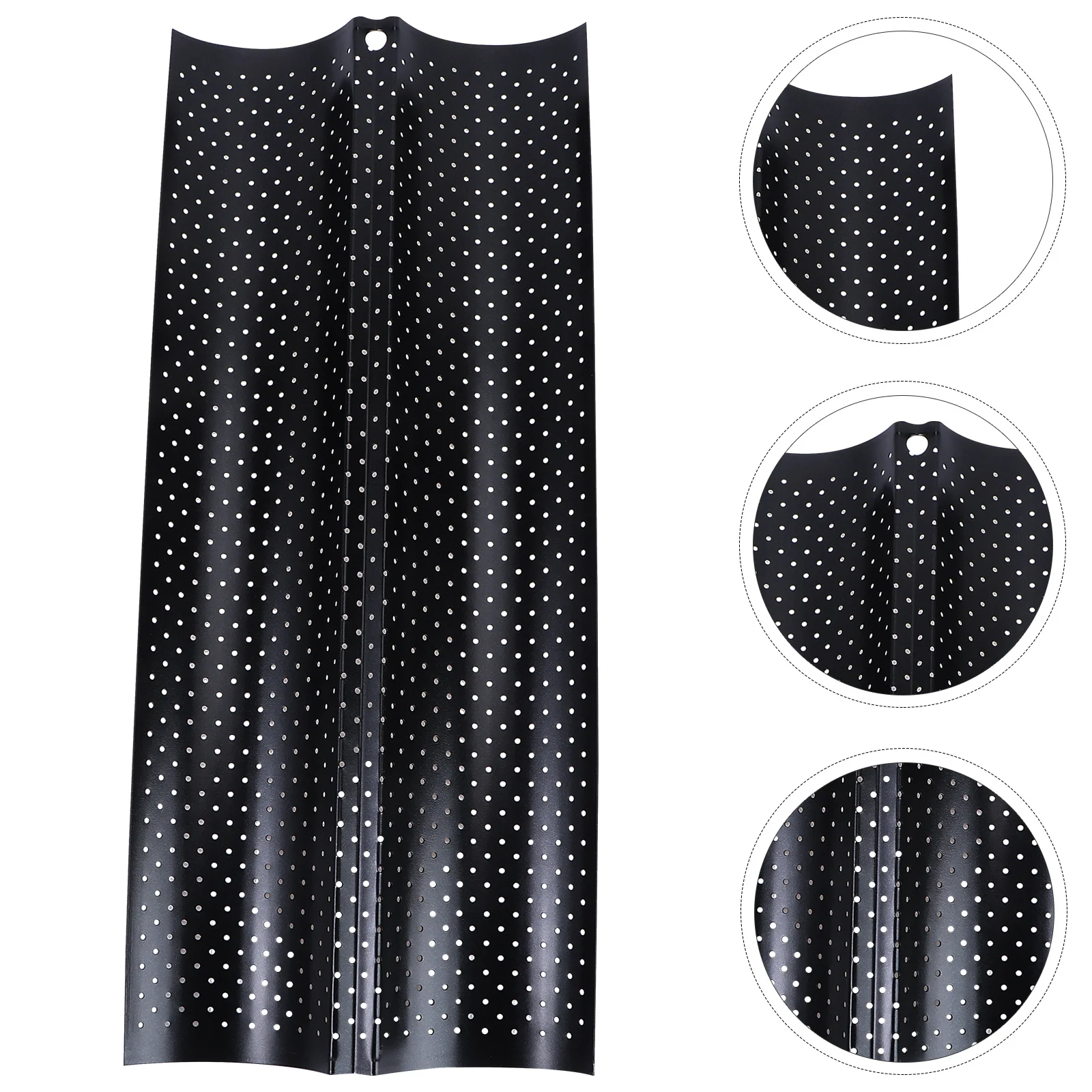 

French Bread Tray Non-Stick Wave Stick Mold Black S Size For Home Bakery Kitchen Baking Tool Baking Pan Cooking Utensil