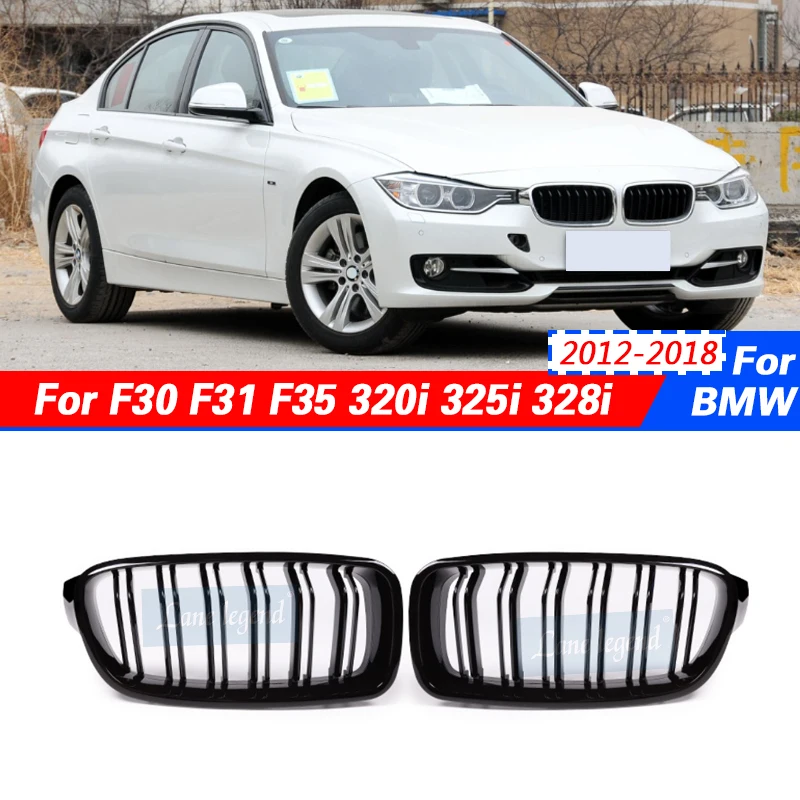 

High Quality ABS Car Styling Front Kidney Grille Dual Slat Grille For BMW F30 F31 F35 320i 325i 328i 2012-2018 Auto Accessories