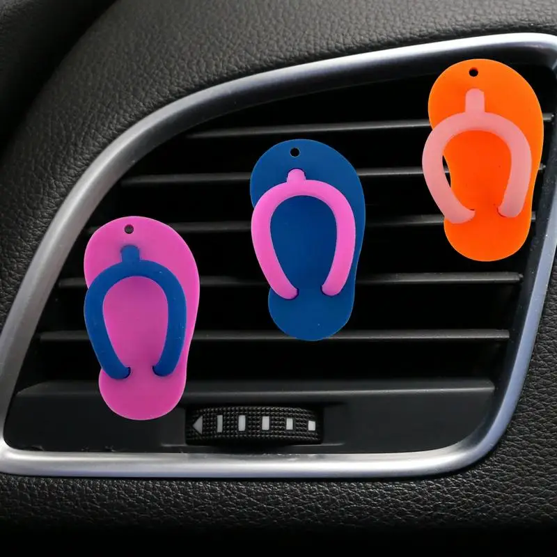 Slippers Car Vent Clips Air Conditioner Freshener Slippers Car Air Outlet Ornament Decorations For Cars Trucks RVs