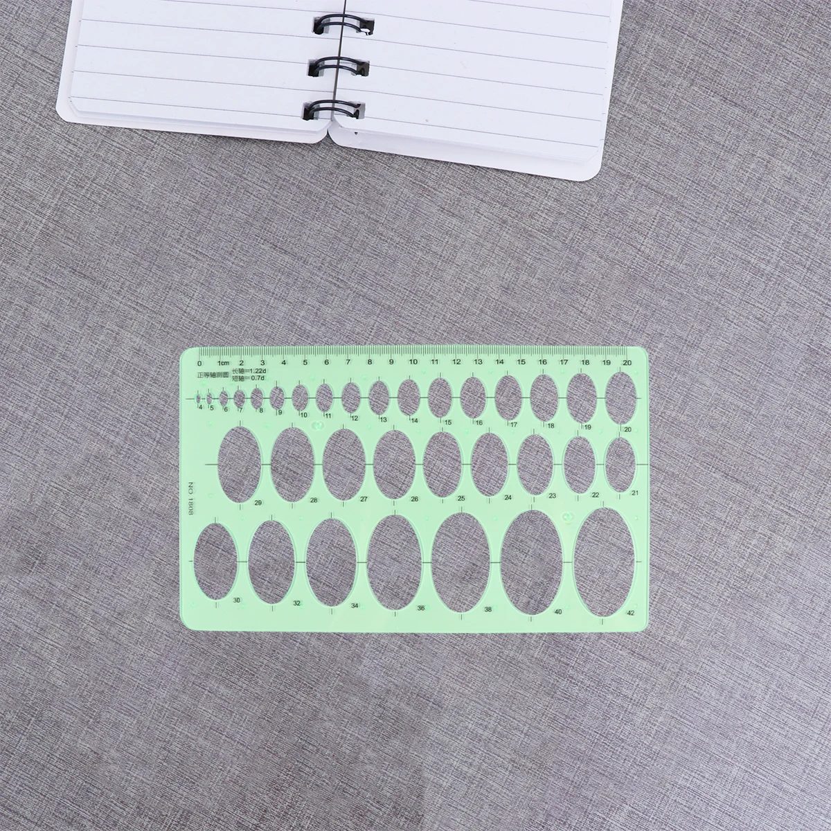 3 pcs Drawing Templates Set Transparent Geometric Rulers Multi-Shape Measurement Tools Architecture Drafting Kits For School