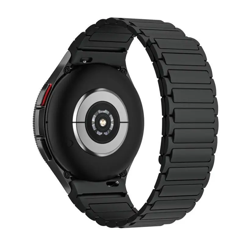 Silikonarmband für Samsung Galaxy Watch 7/6/5/4 40 mm 44 mm 4 6 Classic 42 mm 46 mm 47 mm 43 mm magnetische Armbanduhr 5Pro 45 mm Gürtel – Detail 9