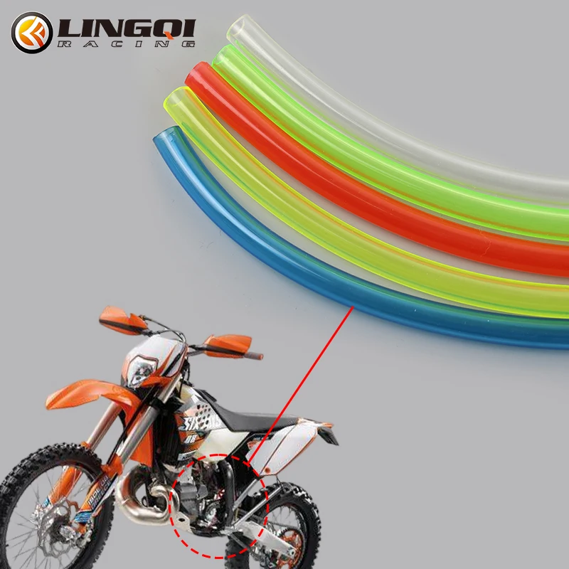 Universal Motorcycle Accessories 50cm Gas Oil Pipe Rubber Soft Tube Petrol Fuel Line Hose For Dirt Pit Bike Off Road Vehicle