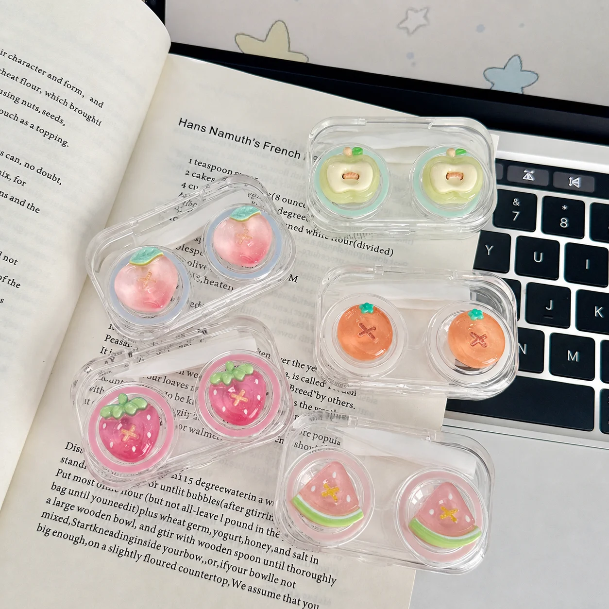 Contact Lens Case Lightweight Portable Contact Lens Case Flip Open Contact Lens Case Compact For Campus Life