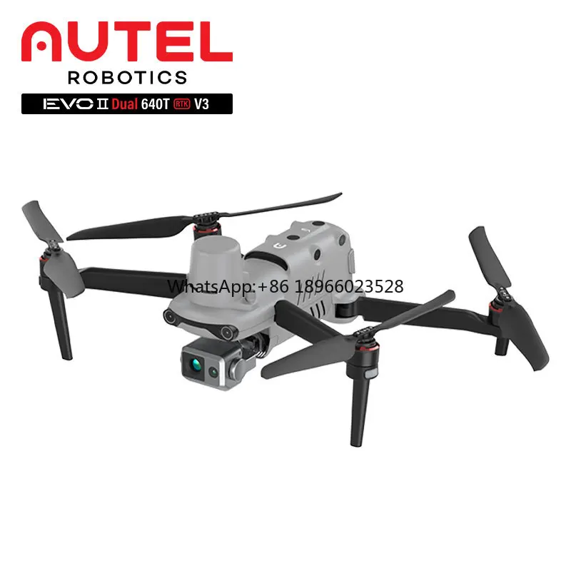 Autel Robotics EVO 2 II Dual 640T RTK V3 Quadcopter Commercial 10KM Long Range RC UAV Dron Thermal 4K Camera Drone